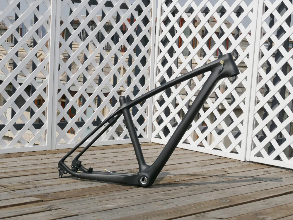 

2019 - Bike Frame mountain frame 27.5er carbon 650B Black Matt/Glossy MTB Frame 17" 19"