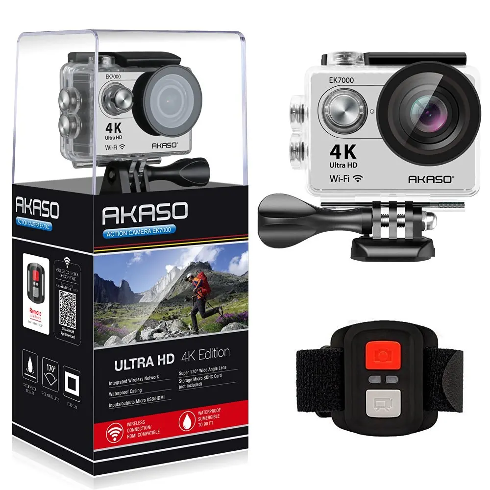 EK7000 4K WIFI Outdoor wifi Ultra HD Waterproof Action Camera Video Sports