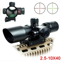 Free shipping 2.5-10X40 Riflescope Illuminated Tactical Riflescope with Red Laser Scope Hunting Scope Free shipping 2.5-10X40 Riflescope Illuminated Tactical Riflescope with Red Laser Scope Hunting Scope