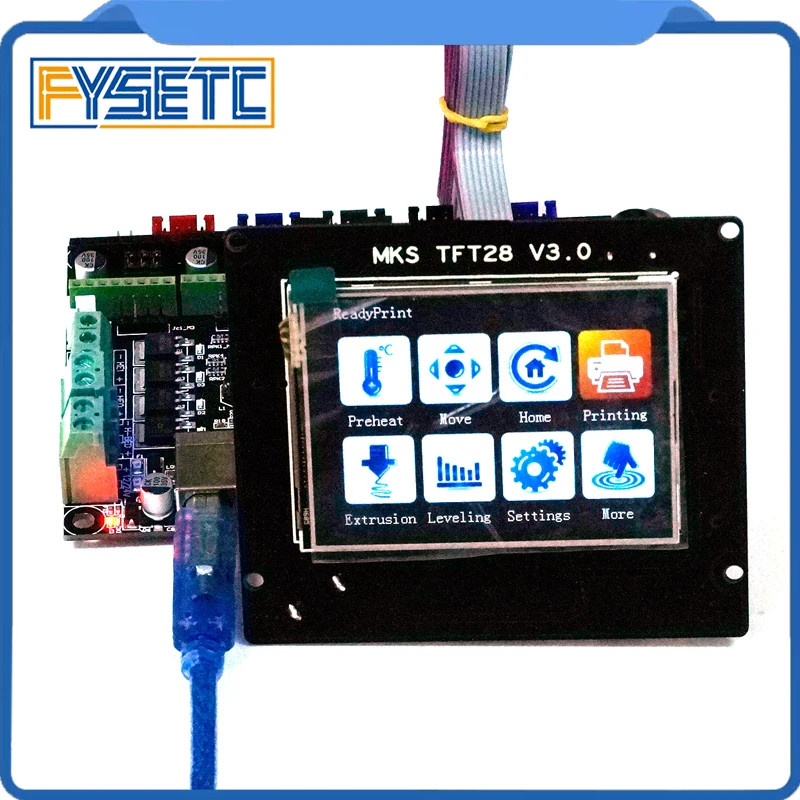 Ген L V1.0 Встроенная Материнская плата Gen v1.0 Совместимость Ramps1.4/Mega2560 R3 + TFT28 Цвет