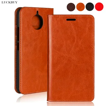 

For Motorola Moto G7 G7 Play Luxury Ultra-Thin Genuine Leather Book Style Phone Cases For Moto G5 G5S E5 G6 Plus Moto X4 Cover