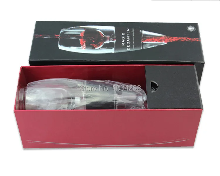 24 комплекта волшебный графин эфирный аэратор для красного вина и осадочный фильтр с подарочной коробкой