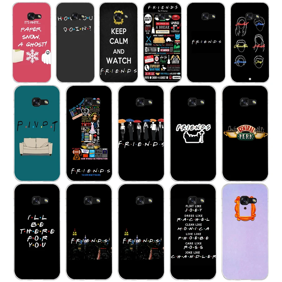 

Coffee friends tv show how you doin TPU Soft Silicone Case For Samsung Galaxy A3 A5 2016 2017 A6 A8 A7 2018 Cover Capa Capinha