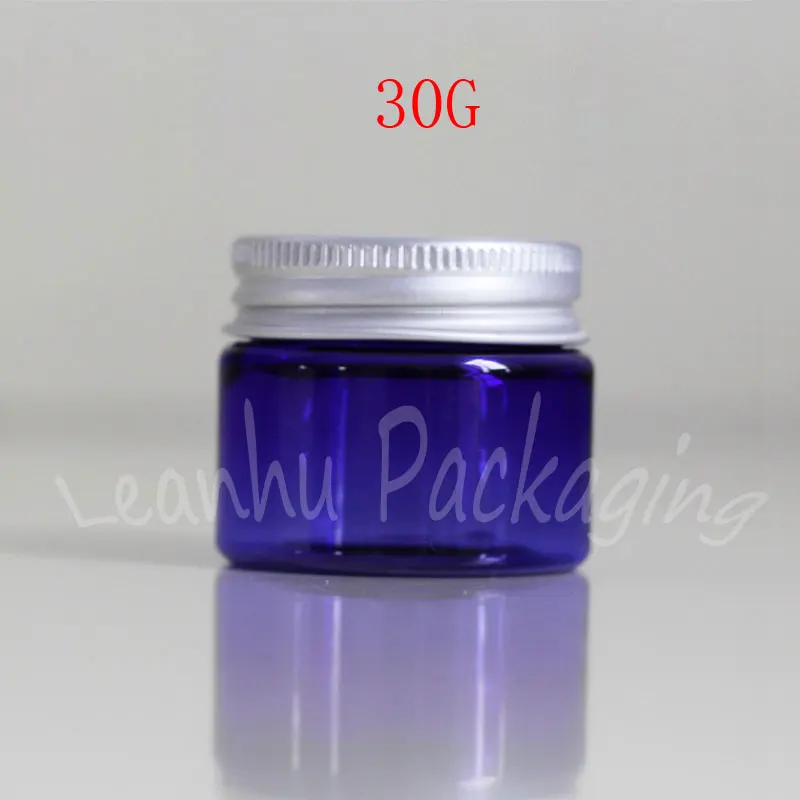 30 г синяя/прозрачная пластиковая бутылочка с кремом, 30CC маска/упаковка для крема бутылки, пустой косметический контейнер (50 шт./лот)
