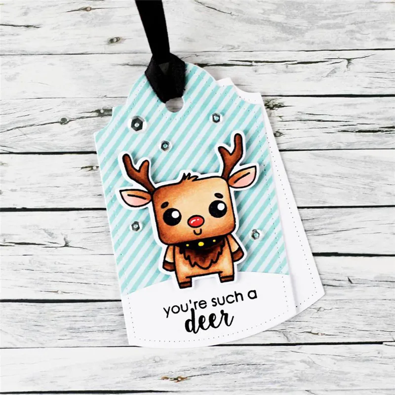 

Eastshape Animal Style Deer Bookmark Tag Dies Cutting Dies 2019 New Stencils for DIY Scrapbooking Album Paper Card Embossing