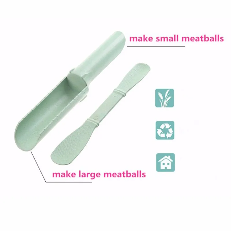 FHEAL Wheat Straw DIY Meatballs Produced With The Self-Made Mould Meatball Fish Ball Meat Maker Machine Cooking Tools  (24)