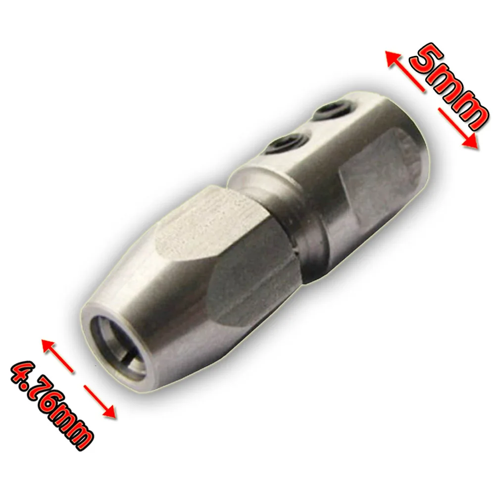 Flex Collet Coupler for 5mm Motor Shaft and 4.76mm (3/16") Flex Cable Rc Boat