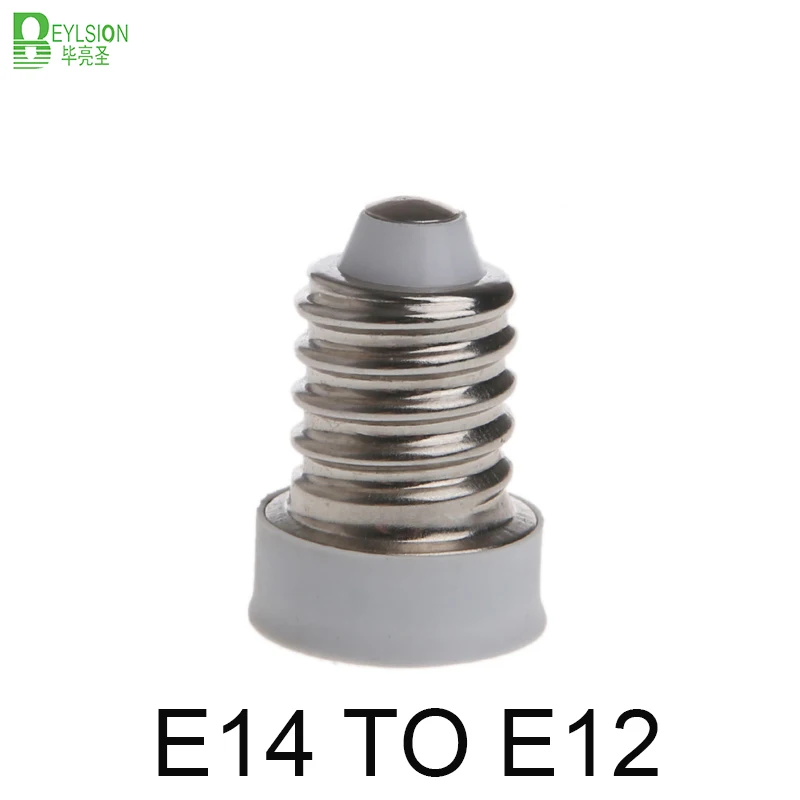 

WHITE New E14 To E12 LED Bulb Mutual Conversion lamp Holders Converter Socket Adapter lampholders For LED Corn Bulb lights