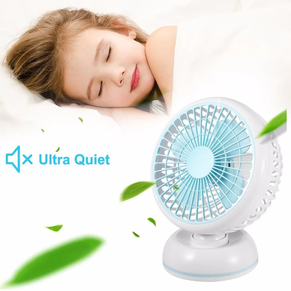 

Mini USB Desk Fan 7 Inches Portable Summer Cooling Fan 4Blade Super Silent Desktop Fan Simple Color Electric Fan For Home Office
