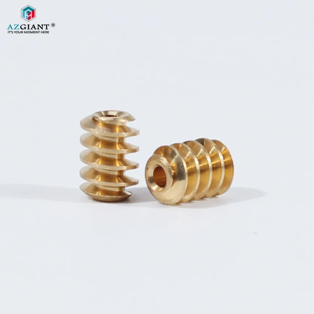 

AZGIANT M0.5*8 worm gear universal gear car motor metal gear for FC280 motor copper