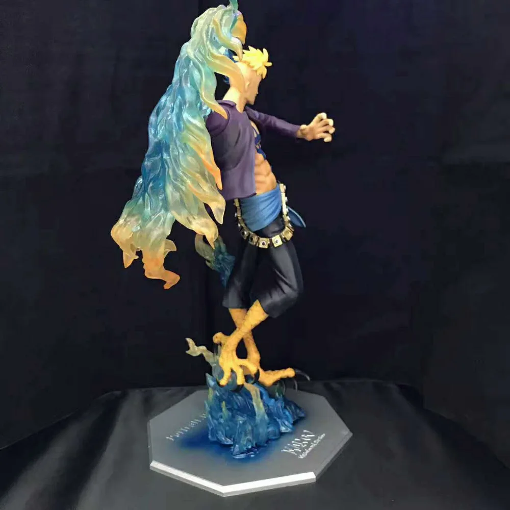 Аниме 28 см One Piece P.O.P POP DX MAS Marco The Phoenix Battle Ver. Коллекционная модель игрушки из ПВХ в