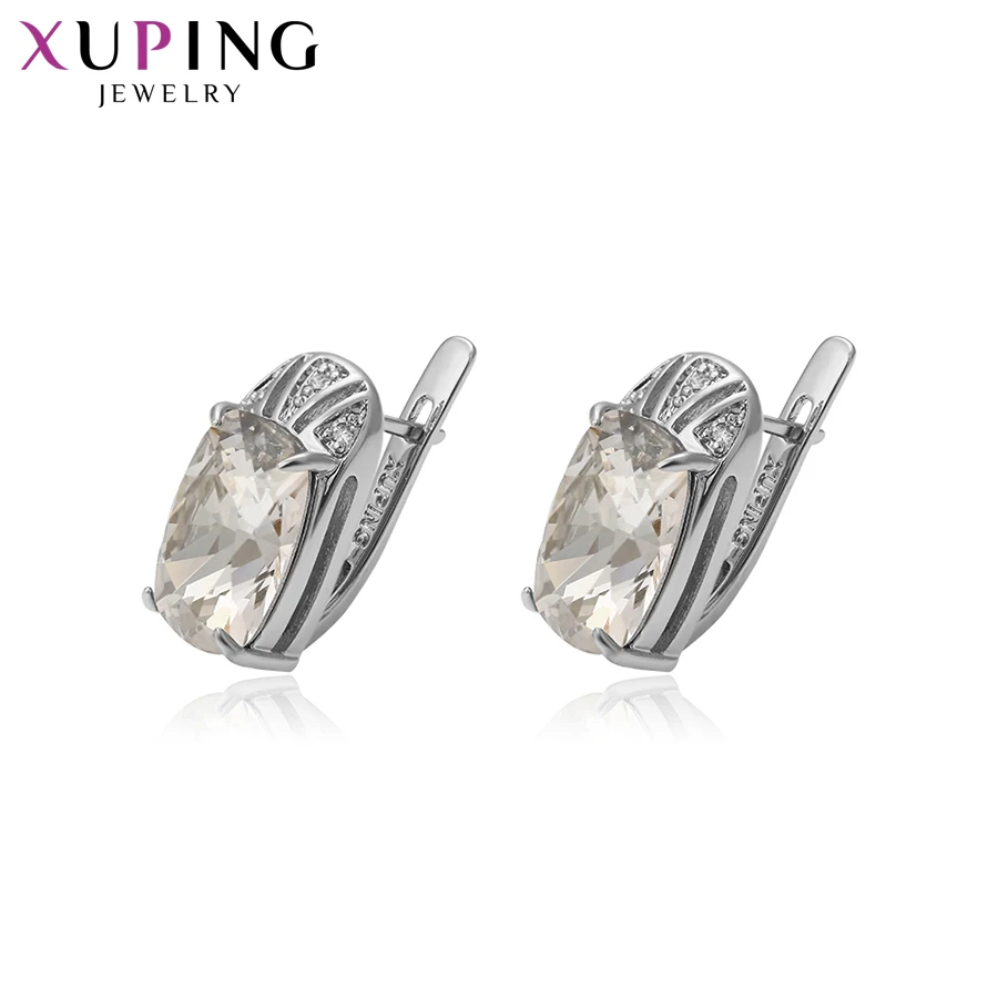 Xuping серьги специальные Популярные кристаллы от Swarovski Простые Ювелирные изделия
