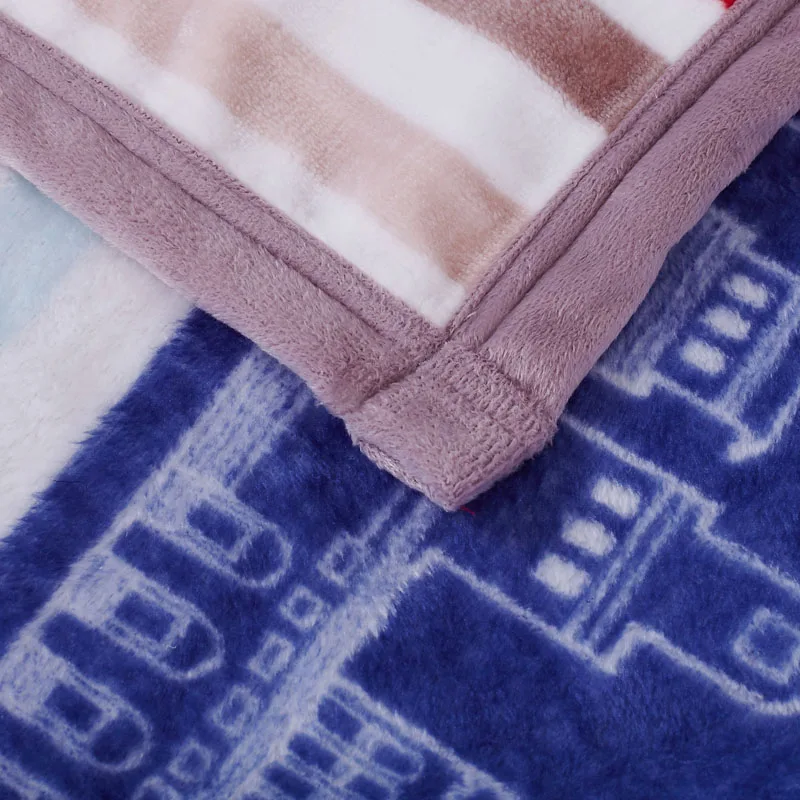 350GSM Толстая пушистая мягкая тепловая фланеливая ткань одеяла из искусственного меха летние пледы зима диванов один набор для двуспальной кровати одеяла