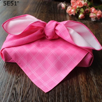 

Japanese style big handkerchief furoshiki polyester 100% /grid printed 70cm/Many Uses