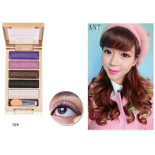 5 цветов со стразами Высокое качество Пигмент Макияж палитру теней для глаз Комплект maquiagem теней для глаз Красота Голая Палитра