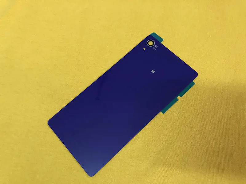 Задняя крышка для sony Xperia Z2 D6543 L50W D6503 Задняя стеклянная крышка корпуса задняя крышка батарейного отсека чехол для двери шасси запасные части