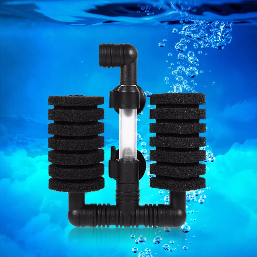 Aquarium Filter Fish Tank Air Pump Skimmer Biochemical Sponge Filter