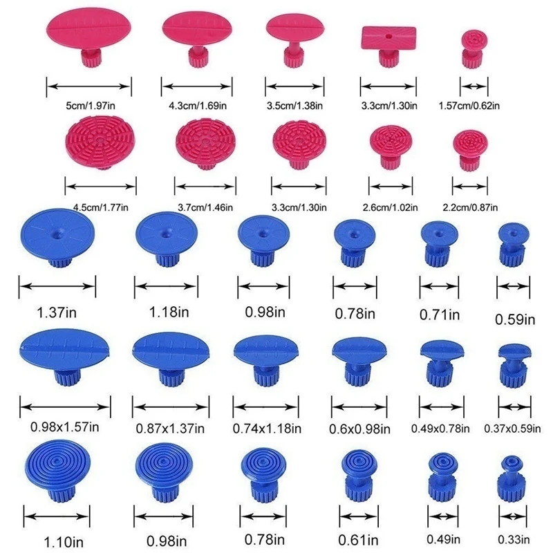 Безболезненный вмятин ремонт безболезненный автомобиль град повреждение вмятин Набор для ремонта 47 шт. вмятин Съемник инструменты