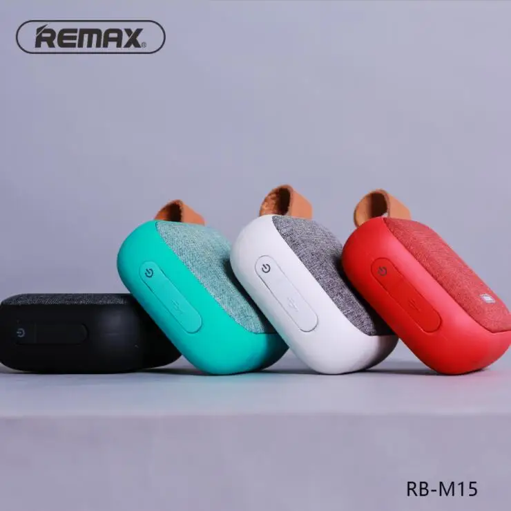 REMAX M15 Портативный ткань Bluetooth Динамик HD/Hi-Fi/NFC/TF Беспроводной Водонепроницаемый