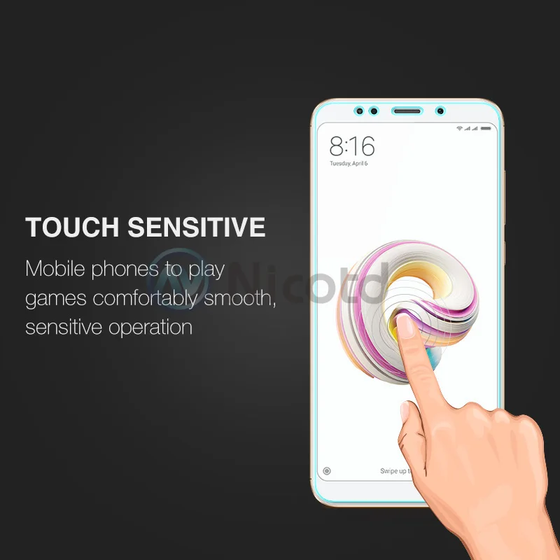 Nicotd For Xiaomi redmi 5 plus HD Clear 2.5D glass redmi5 screen protector protect film For xiaomi redmi 5 tempered glass cover (3)