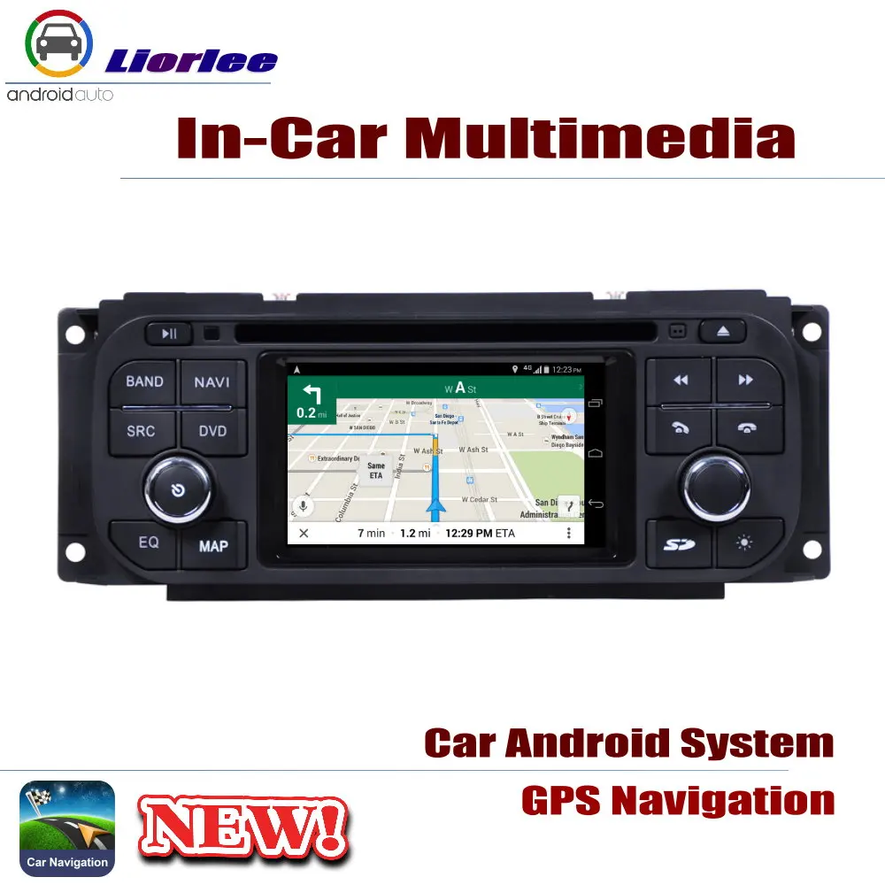 Flash Deal For Dodge Dakota 2001~2004 Car Android Player DVD GPS Navigation System HD Screen Radio Stereo Integrated Multimedia 2