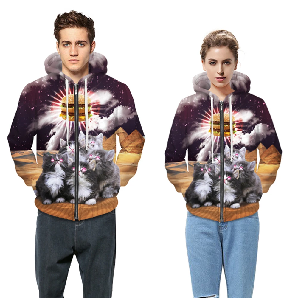 Long Sleeves Outerwear Sweatshirt Halloween Hoodies