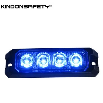 

10pcs Free shipping by Fedex! 12W car LED strobelight, 4 LED lighthead, warning lamp, surface mount light, with4pcs GEN5 3W LED