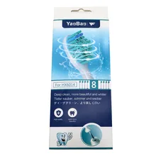 8 шт./лот Замена Зубная щётка головки с крышкой для Philips Sonicare HX6530 HX9340 HX6930 HX6710 HX9140 HX6921 HX6930 HX6932
