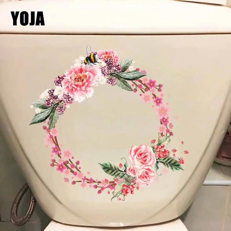 YOJA красивый акварельный венок и пчела ручной росписи 22 3x21 9 см | Дом сад
