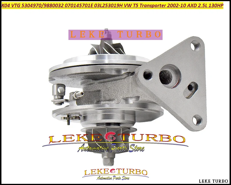 K04 VTG 53049700032 53049880032 070145701E 03L253019H Turbo Cartridge CHRA Core Turbocharger For VOLKSWAGEN VW T5 Transporter 2002-10 AXD 2.5L 130HP  (2)