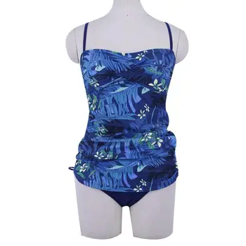 

Women Sexy U-Neck Spaghetti Strap Two-piece Print Summer Bikini Set Swimwear Wire Free Beach, Swimming Pool