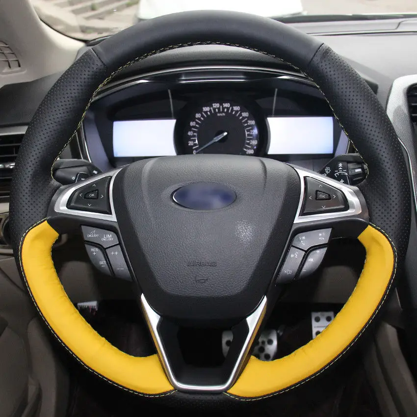 

Кожаный чехол на руль для Ford Mondeo 2013-2015