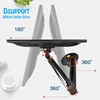 NB F100A bras à ressort à gaz 22-35 pouces support d'écran pour moniteur 360 bras pivotant pivotant pivotant pour moniteur de bureau avec deux Ports USB ► Photo 3/6