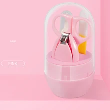 Портативный 4 шт./компл. для ухода за младенцем маникюр ногти триммер для собак машинки для стрижки с мультяшным рисунком красивая коробка для хранения уход за детскими ногтями Набор