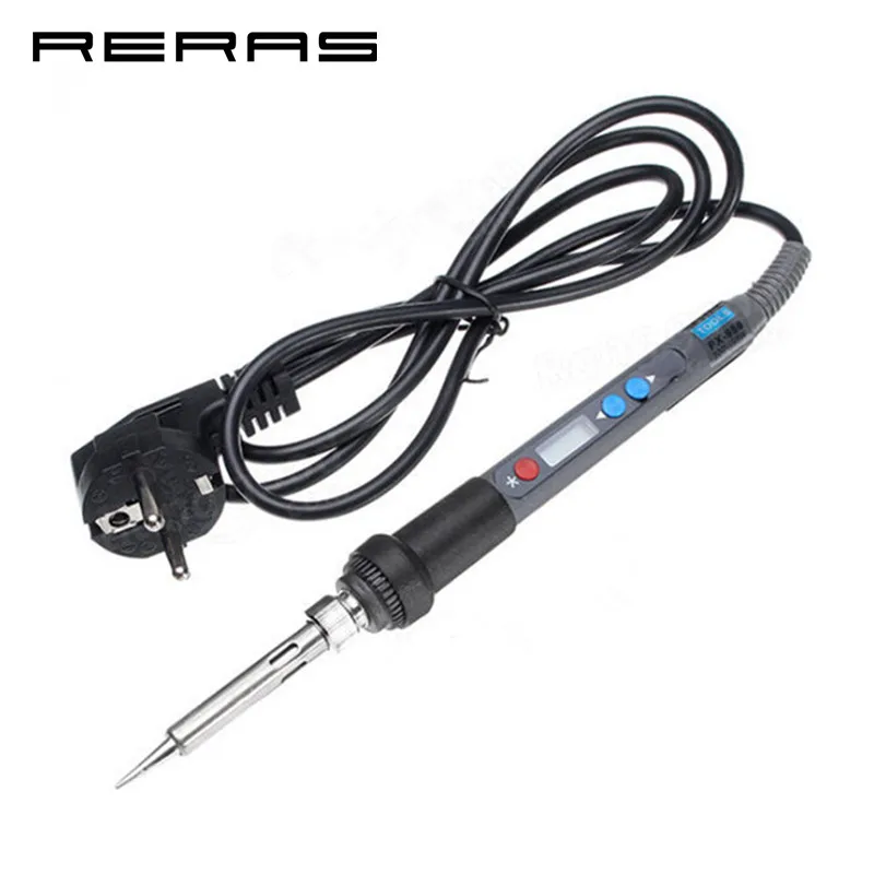 

PX-988 90W EU Plug Backlight LCD Digital Thermostat Adjustable Lead-free Electric Soldering Iron ESD Mini Solder Station New