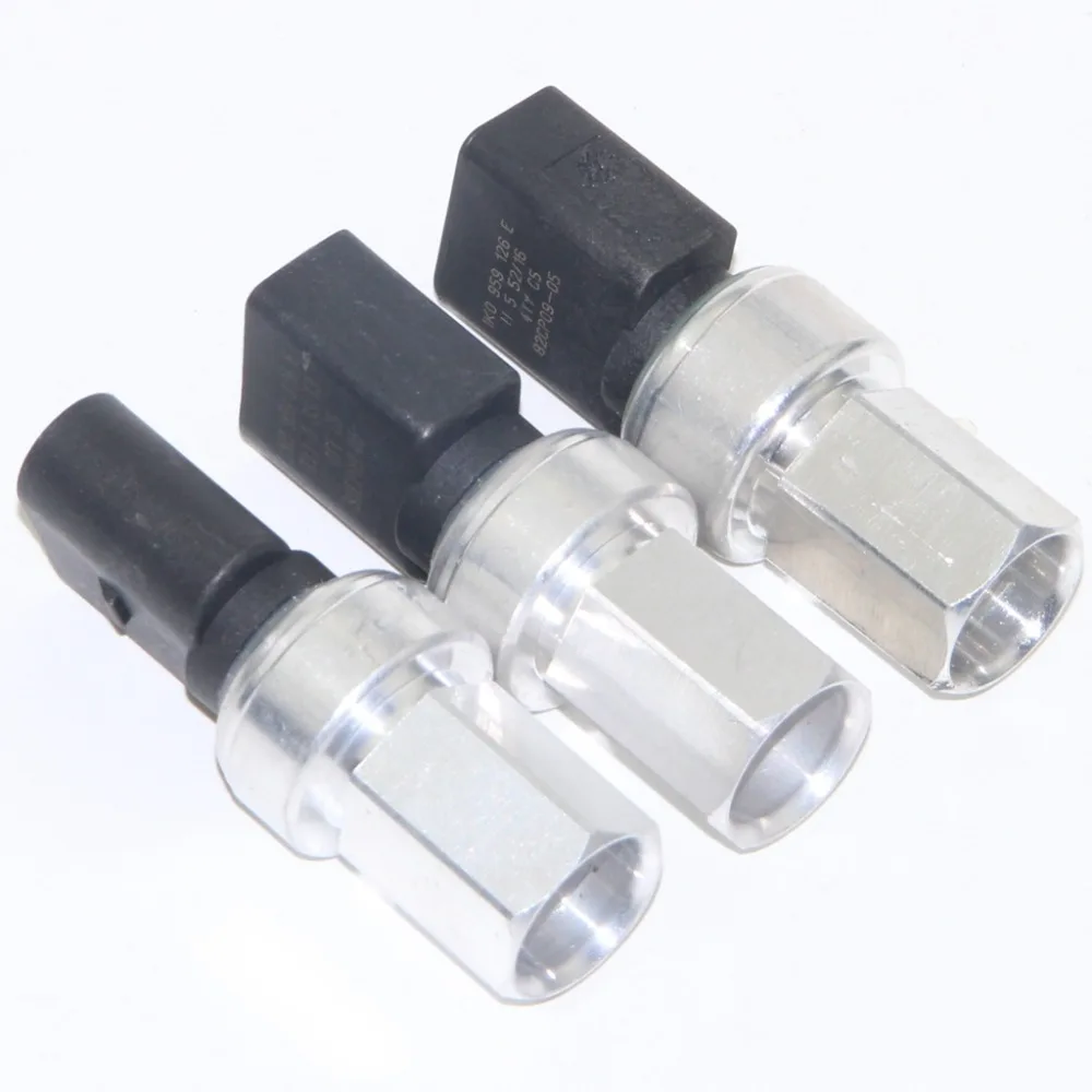 3pcs Air Conditioning High Pressure Switch Sensor Passat B6 B5 Golf