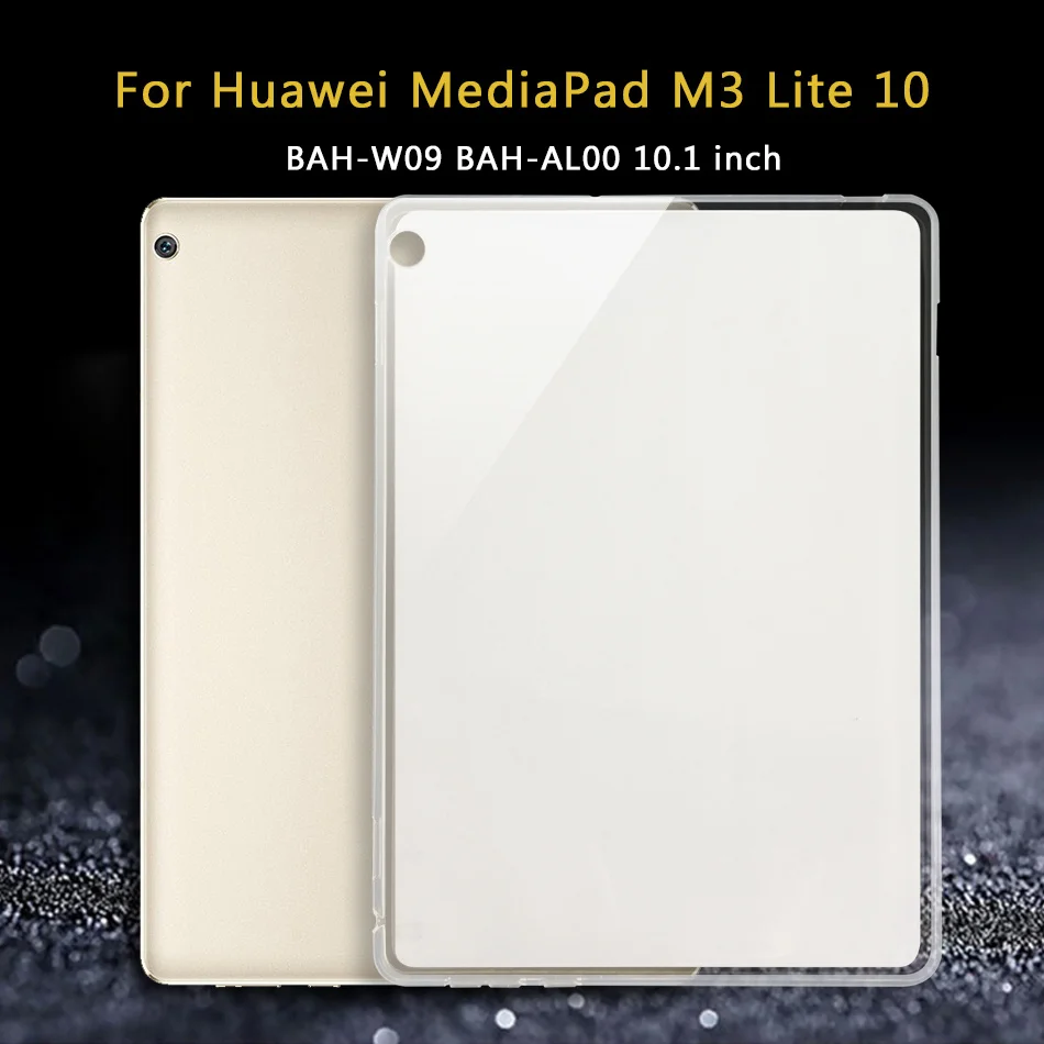 Планшетный чехол для huawei MediaPad M2 M3 M5 M6 Lite/Pro C5 X2 7,0 8,0 8,4 10,0 10,1 10,8 мягкий чехол из ТПУ с узором BTV-DL09 M2-801W GEM-701L - Цвет: M3 Lite 10.1