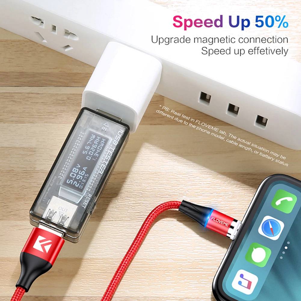 Магнитный зарядный кабель для Huawei P30 Pro 5A USB Type C Samsung S9/S10 Plus Xiaomi быстрое зарядное