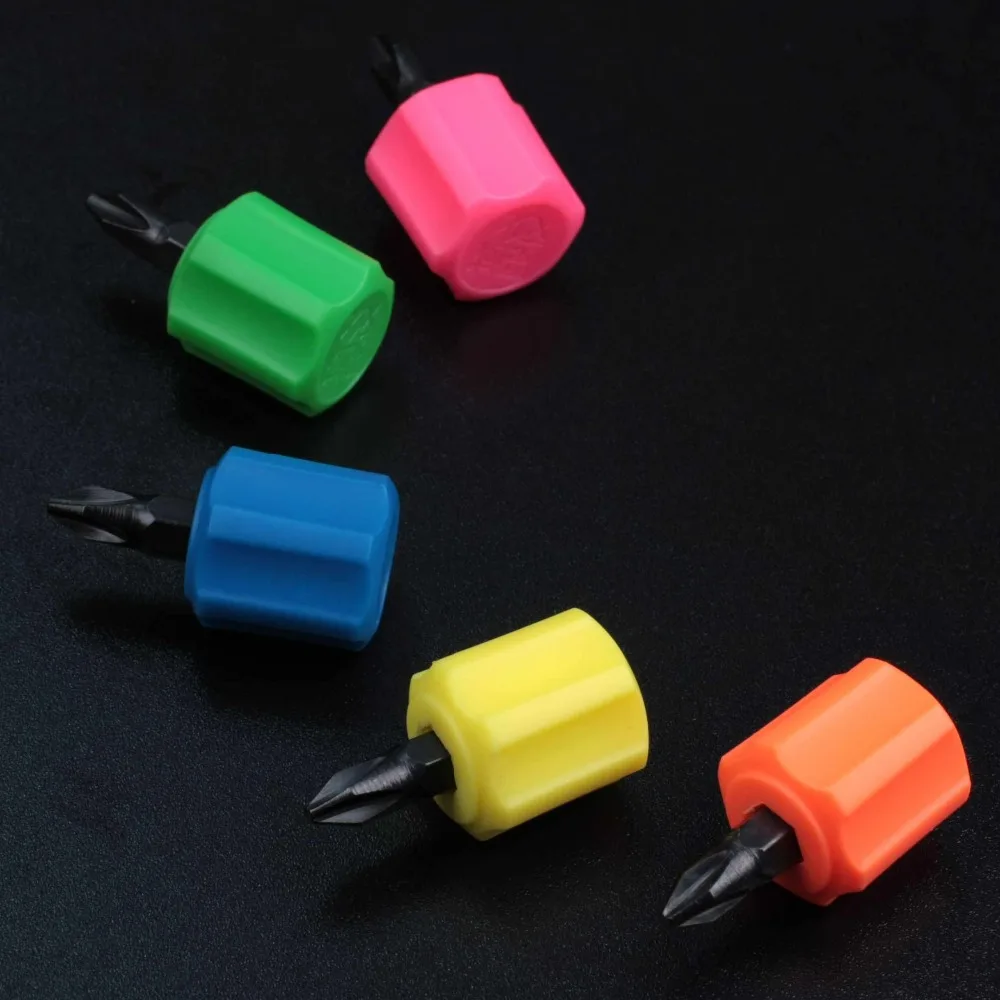 

Random Color Cute Stubby PH2 6mm Phillips Screwdriver for Puzzle magic cube DIY Cubo magico Puzzle learning & education toy