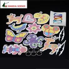 Puzzle Pegboards Patterns templates & ironing paper & white plastic tweezers for 5mm Hama Beads 3D puzzle toys for children