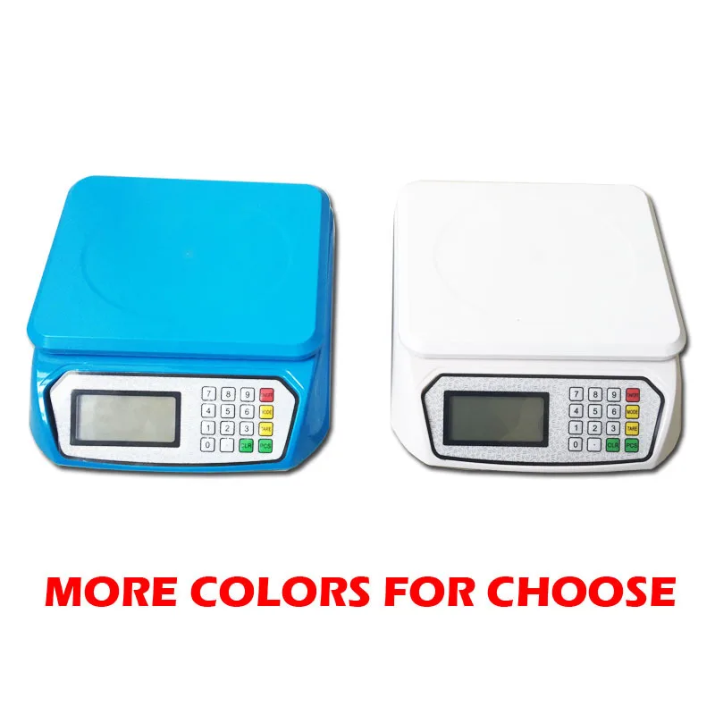 New design 30kg 1g digital price scale with green backlight