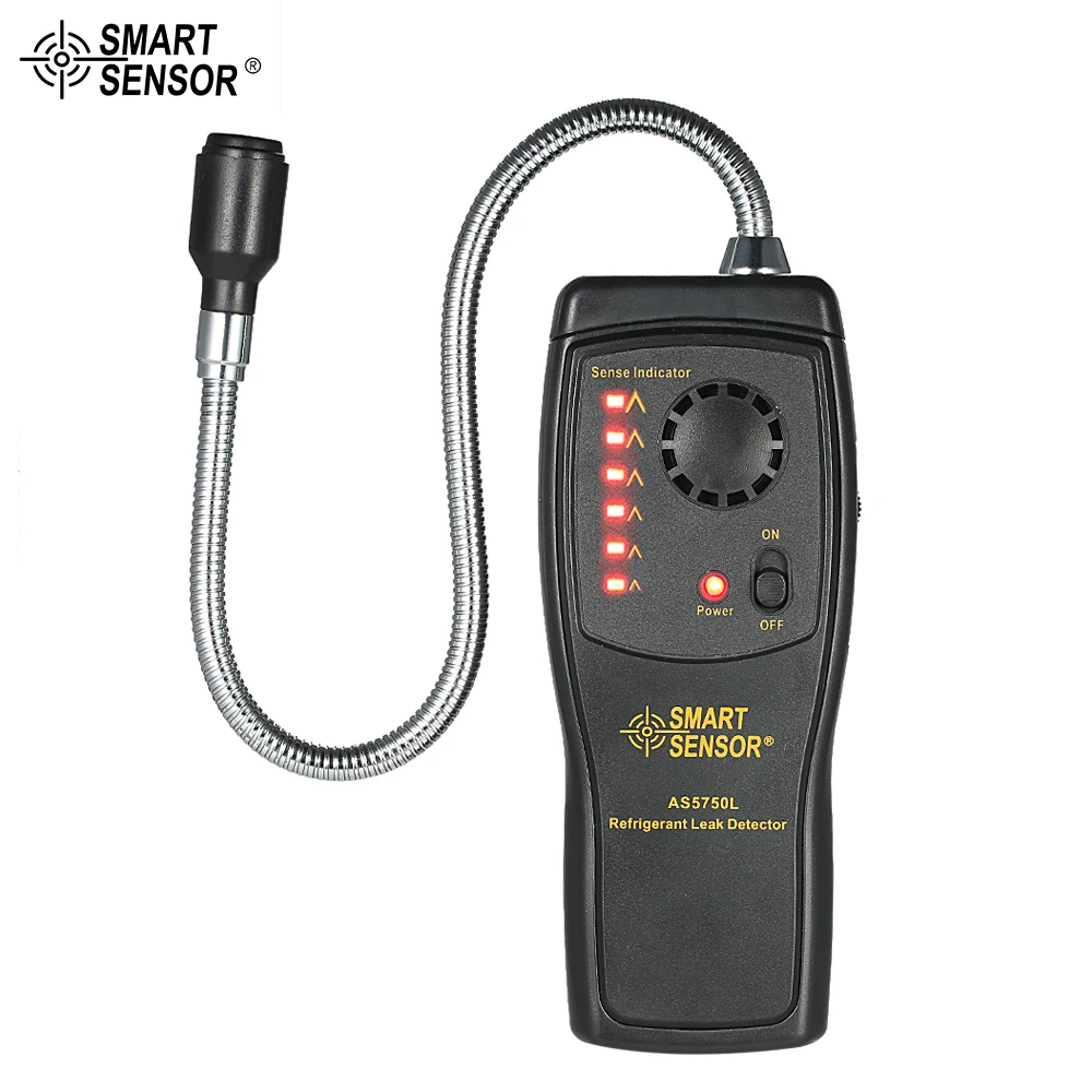 

SMART SENSOR Hand-held CFCs HCFCs HFCs Halogen Gas Detector Refrigerant Air Conditioning Detector Freon Gas Leak Tester