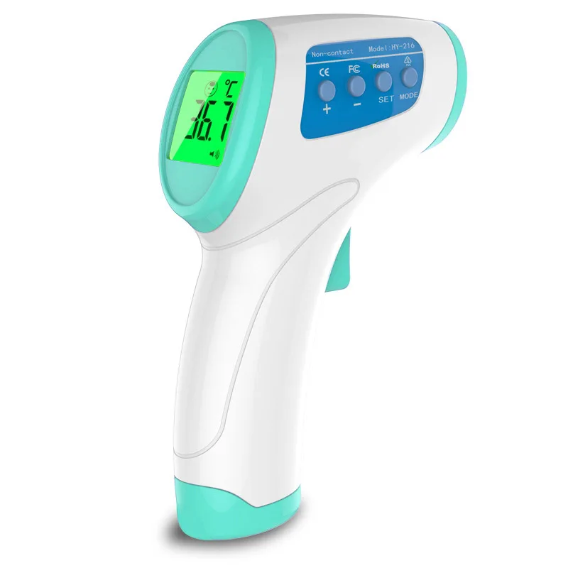 

Digital Forehead Non-contact Infrared Thermometer Infrared Baby Adult LCD wireless humidity electronic fever