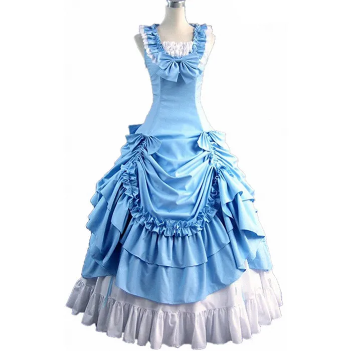 (GT004) Halloween Costumes for Women Adult Southern Victorian Dress Ball Gown Gothic Lolita Dress Plus Size Customized