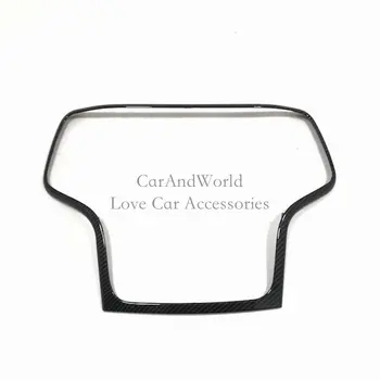 

For Jeep Grand Cherokee 2017 2018 Interior Center GPS Navigation Panel Frame Trims Cover Carbon Fibre Car-Styling Accessories