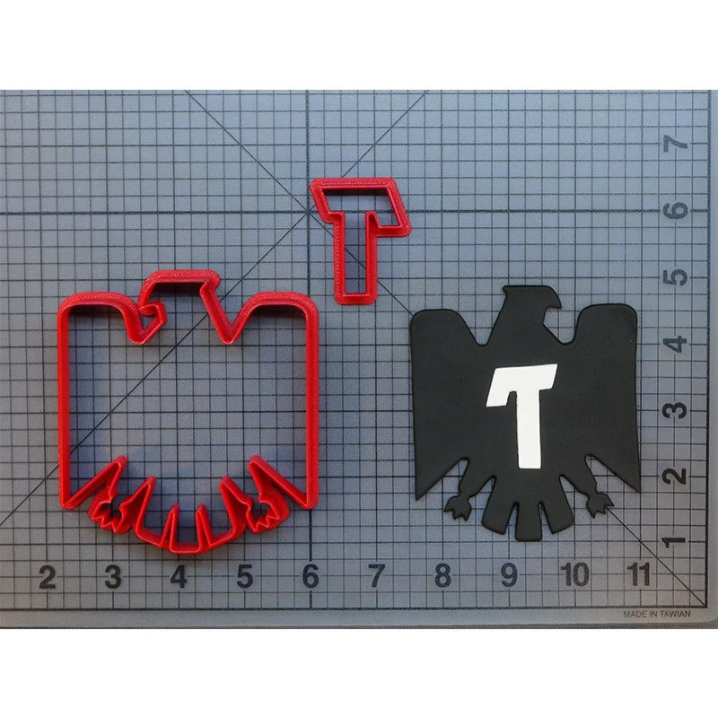 

Beer Logo Cookie Cutter Fondant Cupcake Top Molds Made 3D Printed Cookie Cake Decorating Tools cortadores de fondant cookie mold