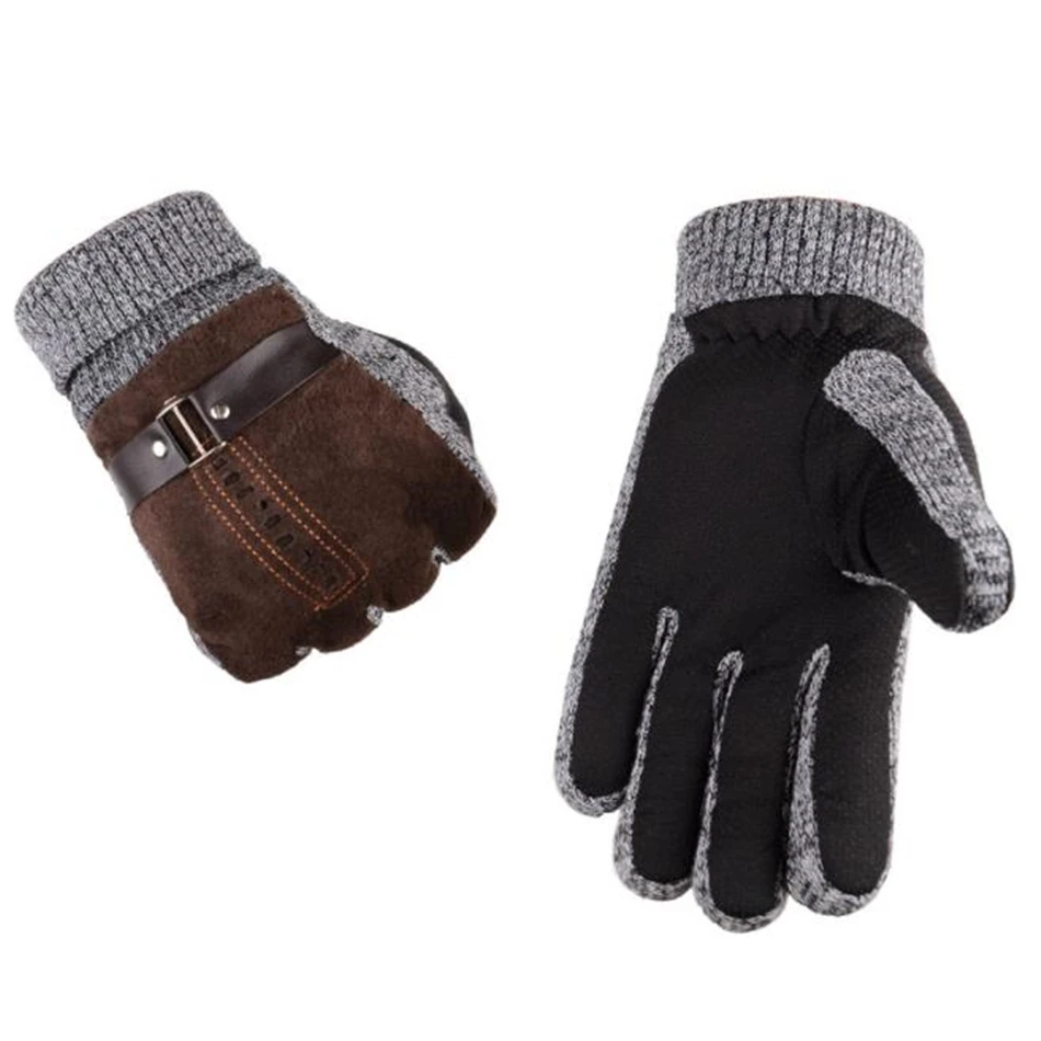 Перчатки BUTTERMERE, мотоциклетные мужские перчатки из свиной кожи, мужские зимние теплые перчатки из натуральной кожи для катания на лыжах и мотоцикле, велосипедные перчатки для мужчин