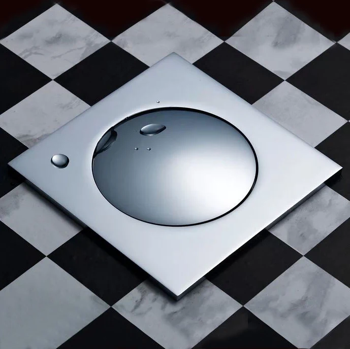 Buy Shower Drain 10cm*10cm Push Down Pop Up Drain