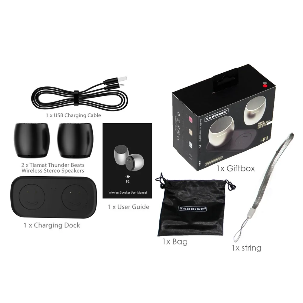 tiamat thunder beats stereo speakers