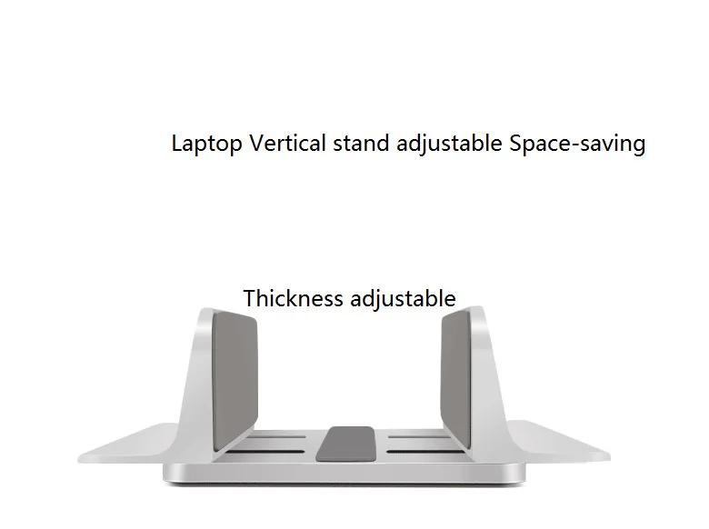 WESAPPA алюминиевый вертикальный ноутбук стенд толщина Регулируемый Настольный ноутбук держатель компактный стенд для MacBook Pro/AIR